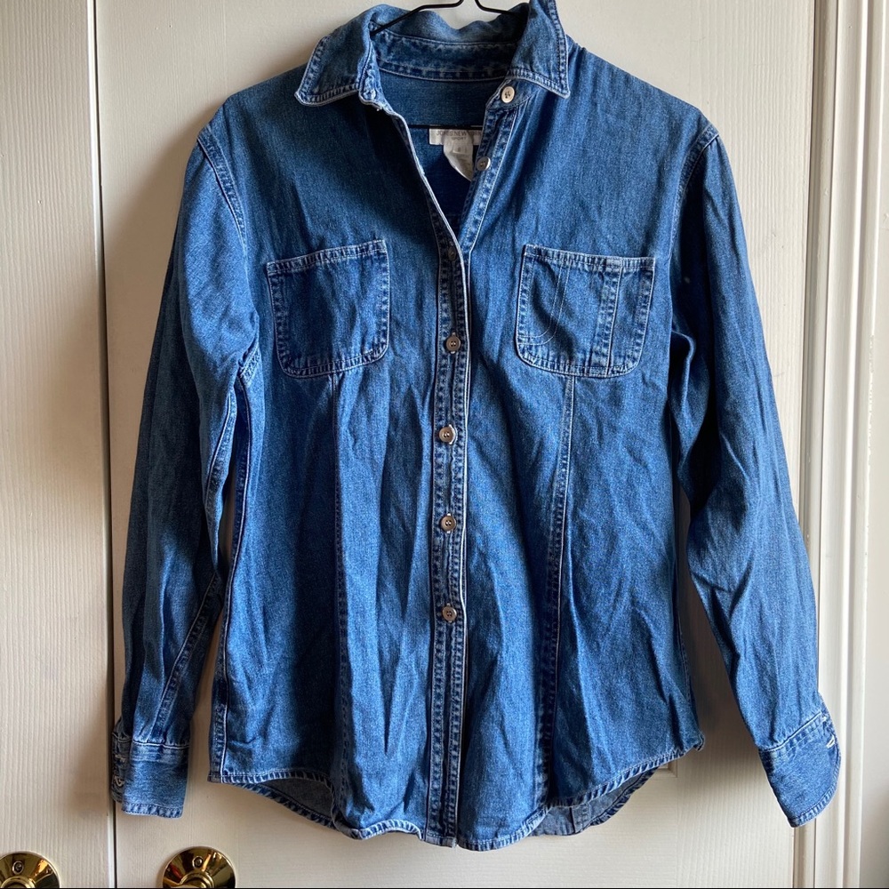 Blue Denim Polo